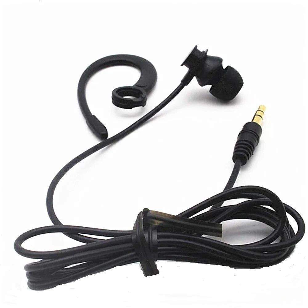 BP ELECTRONICS 10 Pcs Single Side Earbud Headphones | Stereo In-Ear Earphone with Ear Hook