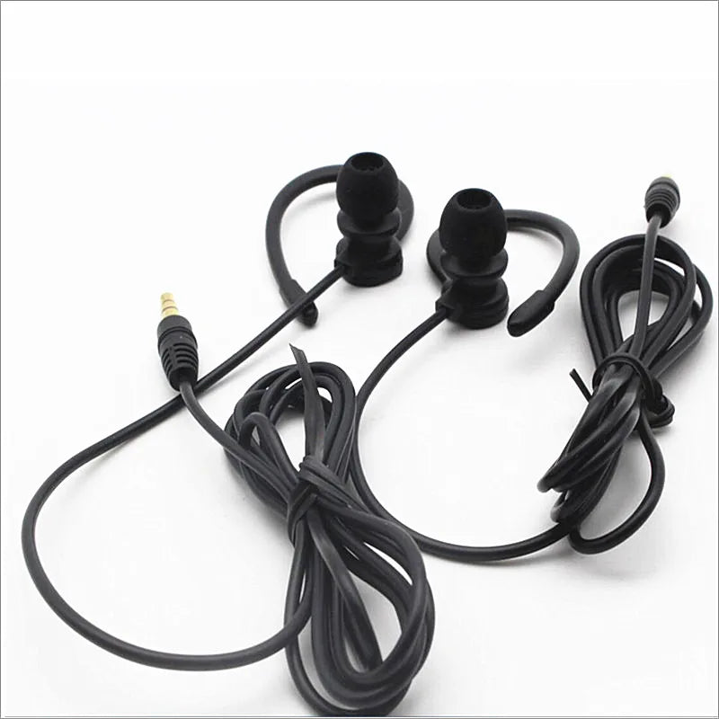 BP ELECTRONICS 10 Pcs Single Side Earbud Headphones | Stereo In-Ear Earphone with Ear Hook