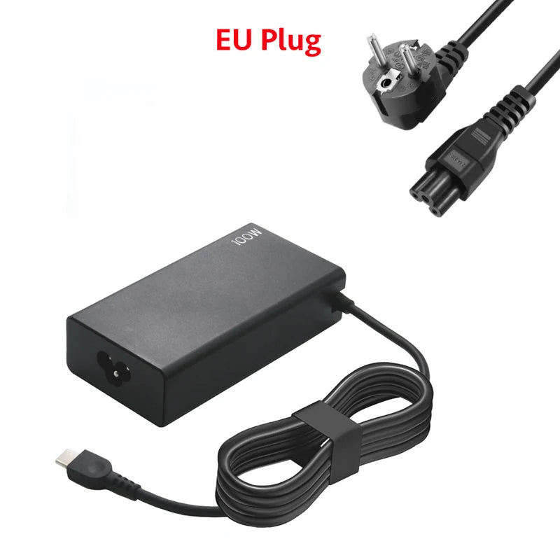 BP Electronics 100W USB Type-C Laptop Charger | 20V 5A PD Power Adapter for Lenovo ThinkBook, ThinkPad, Yoga & Pro Series
