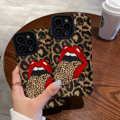 BP Electronics Fashion Soft Leopard Pattern Silicone Phone Case for iPhone 7 8 Plus X XS XR 11 12 13 14 15 16 Pro Max