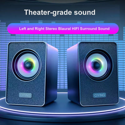 BP Electronics PC Speaker for Computer | Compact Desktop Wired Speaker for Clear Audio Output