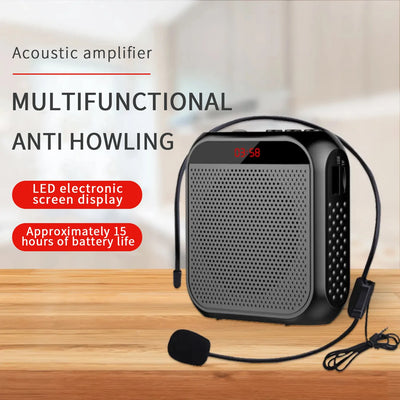 0825597431186BP Electronics Portable Classroom Voice Amplifier with Microphone | Compact Speaker for Teachers & Tour Guides